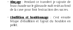 Rinçage : Pendant ce transfert je rajoute de l’eau chaude sur le gâteau de malt resté au fond de la cuve pour finir l’extraction des sucres. Ebullition et houblonnage : C’est ensuite l’étape d’ébullition et l’ajout du houblon en pellet.